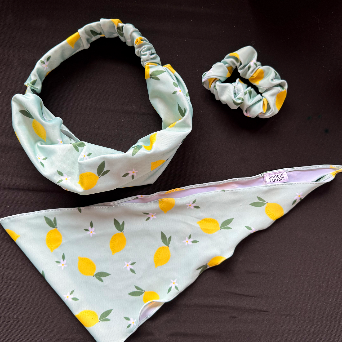 The Matchy Summer Set – Bandana, Pet Scarf & Scrunchie