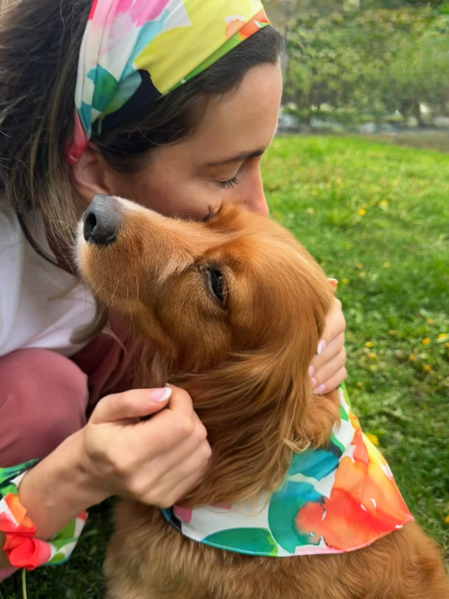 The Matchy Summer Set – Bandana, Pet Scarf & Scrunchie